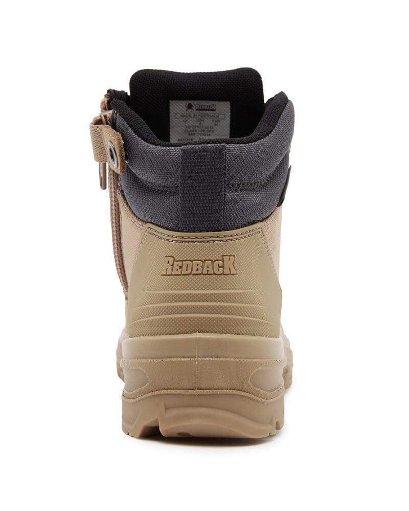Lynx Zip Side Safety Boot - Stone - Image 3