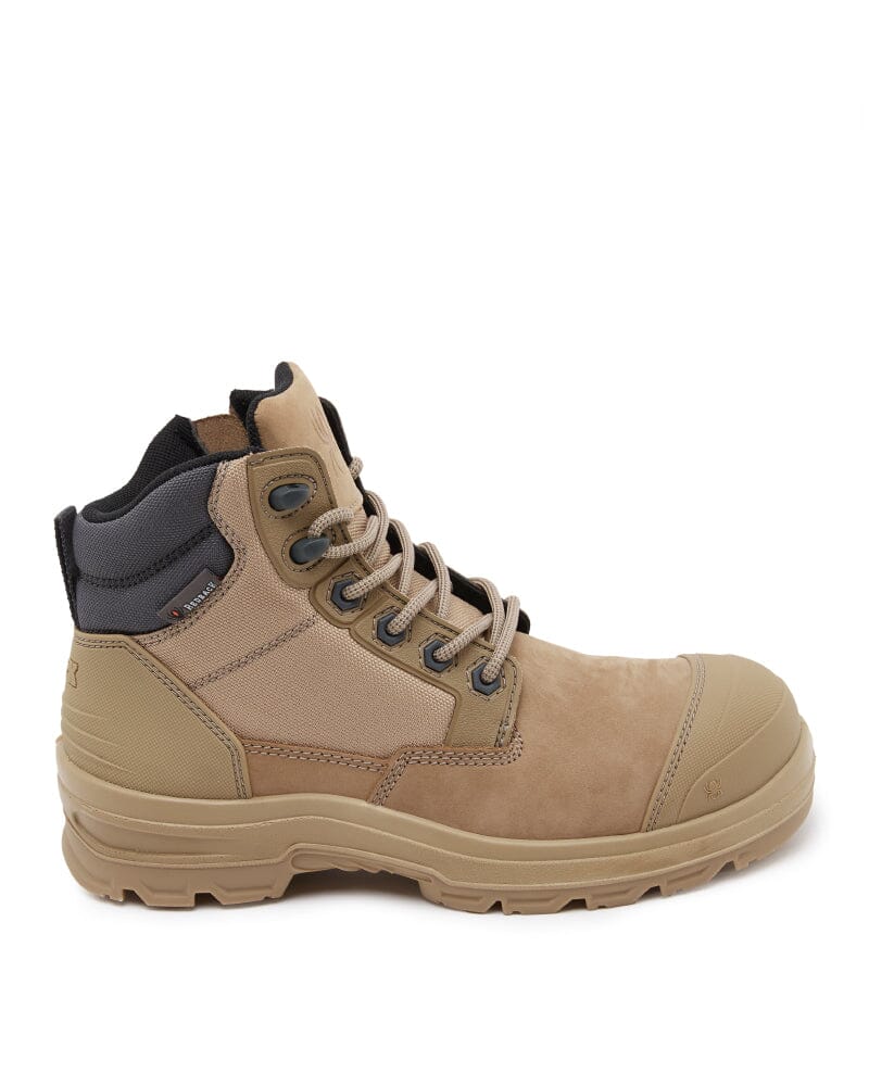 Lynx Zip Side Safety Boot - Stone - Image 4