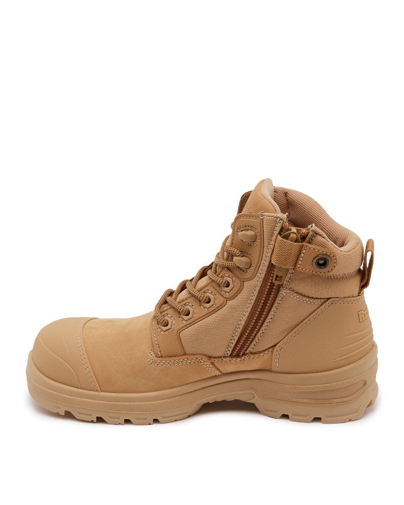 Lynx Zip Side Safety Boot - Wheat - Image 2