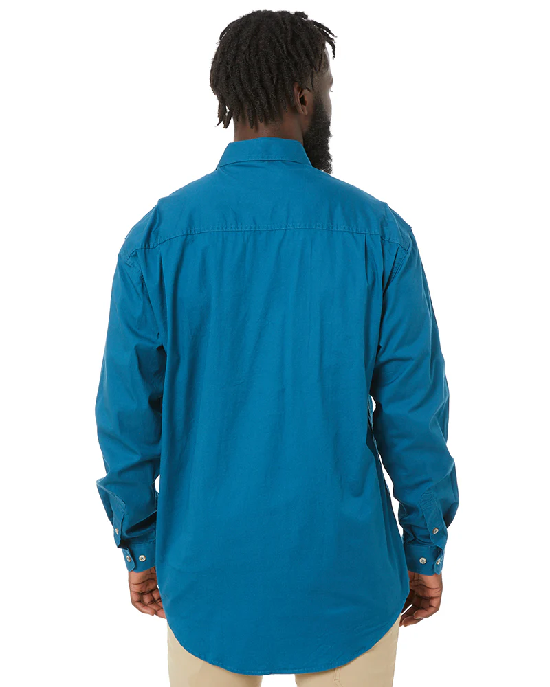 Closed Front Cotton Twill Shirt LS - Diesel - Image 4