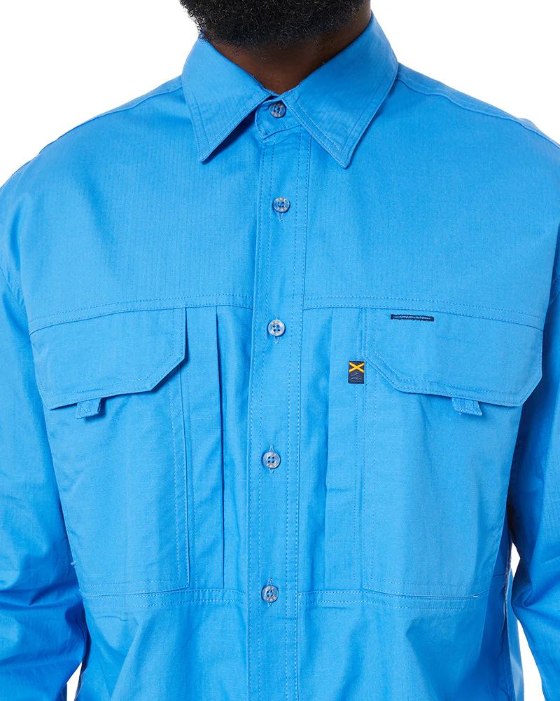 RMX Flexible Fit Utility LS Shirt - Light Blue - Image 5