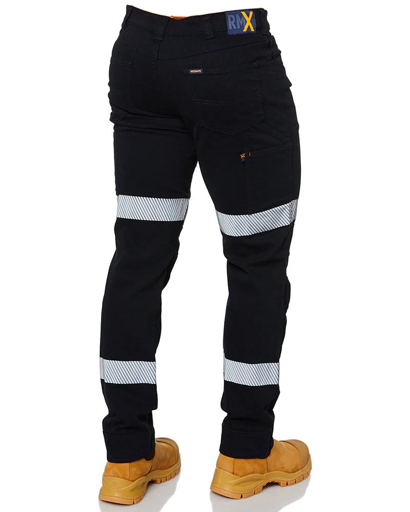 RMX Flexible Fit Utility Trousers with Tape - Navy - Image 5