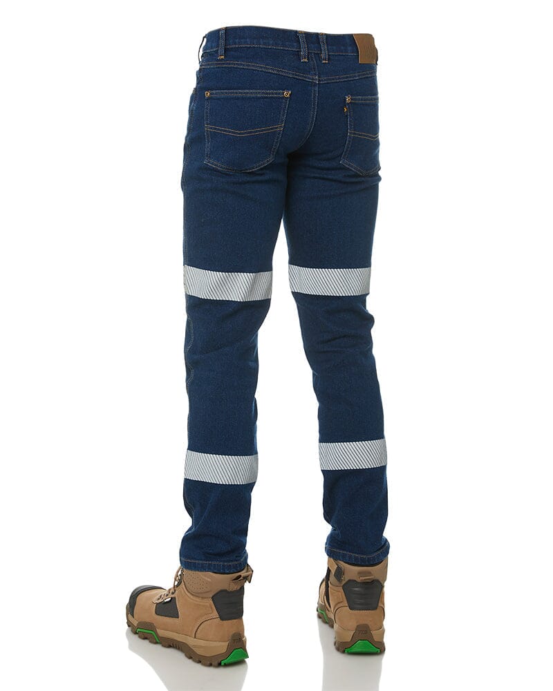 Tradies RMX Flexible Stretch Jeans with Tape Value Pack - Denim - Image 3