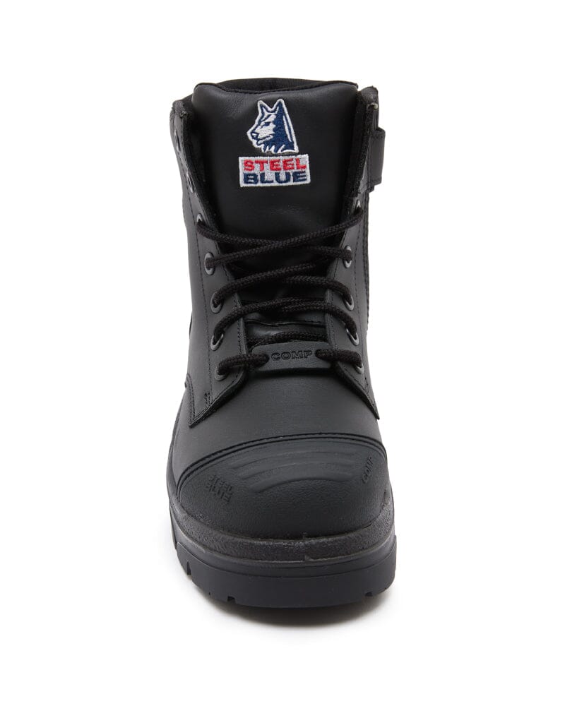 Argyle Zip Scuff Cap Composite Safety Boot - Black - Image 5