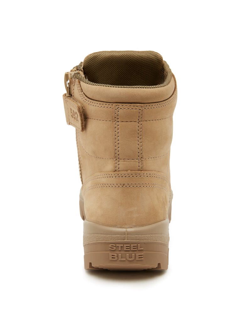 Argyle Zip Scuff Cap Composite Safety Boot - Sand - Image 3