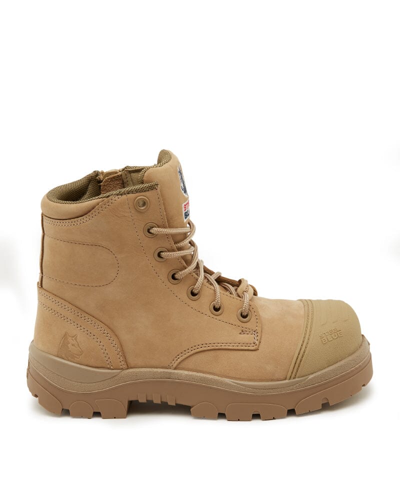 Argyle Zip Scuff Cap Composite Safety Boot - Sand - Image 4