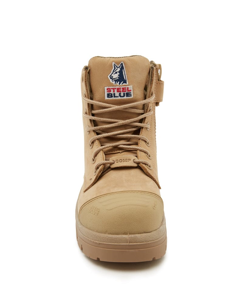 Argyle Zip Scuff Cap Composite Safety Boot - Sand - Image 5