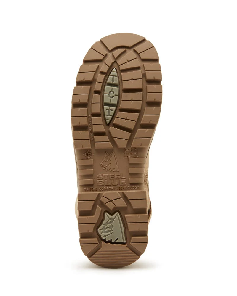 Argyle Zip Scuff Cap Composite Safety Boot - Sand - Image 6