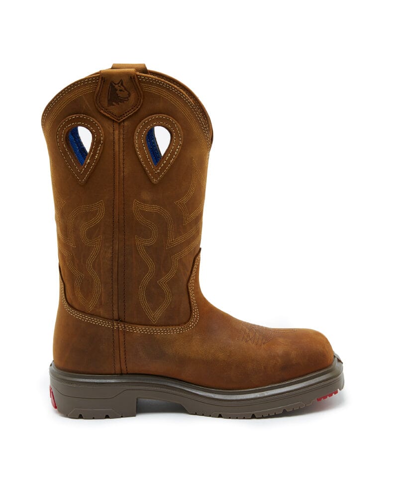 Blue Heeler Square Soft Toe - Distressed Brown - Image 5