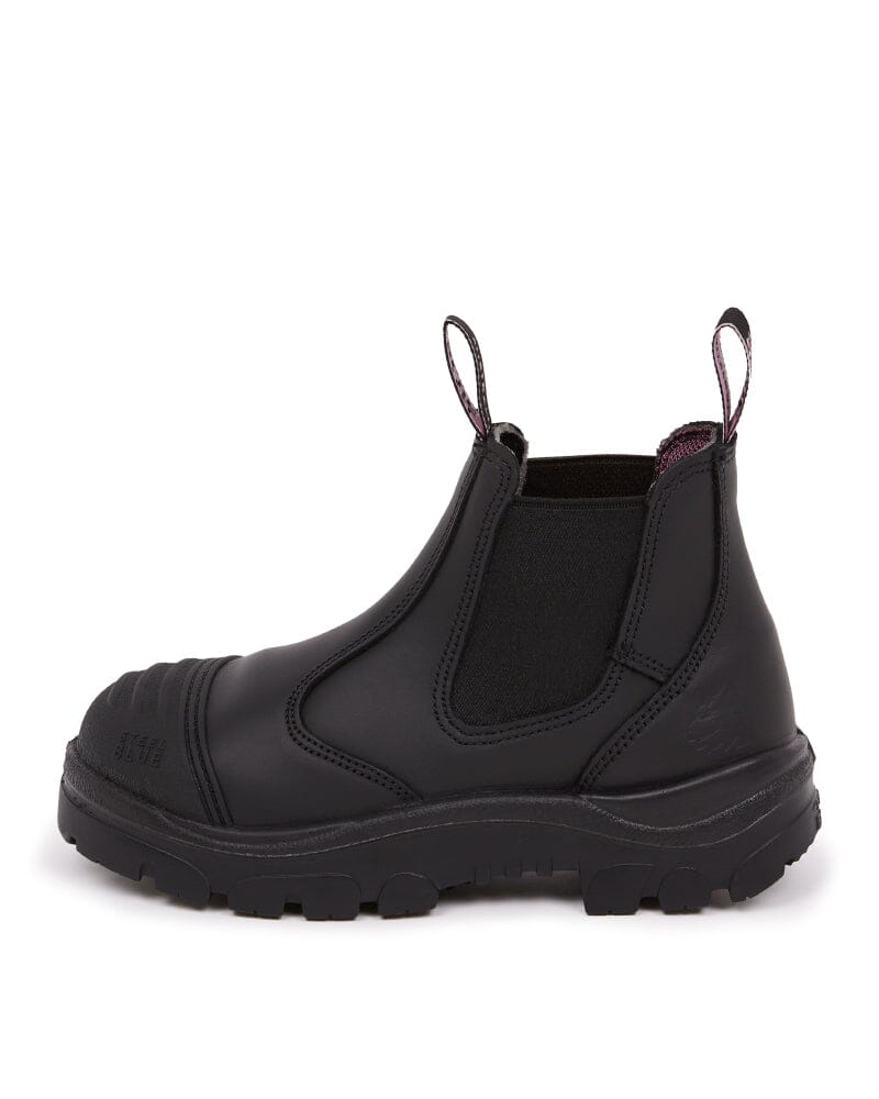 Ladies Hobart Scuff Safety Boot - Black - Image 2