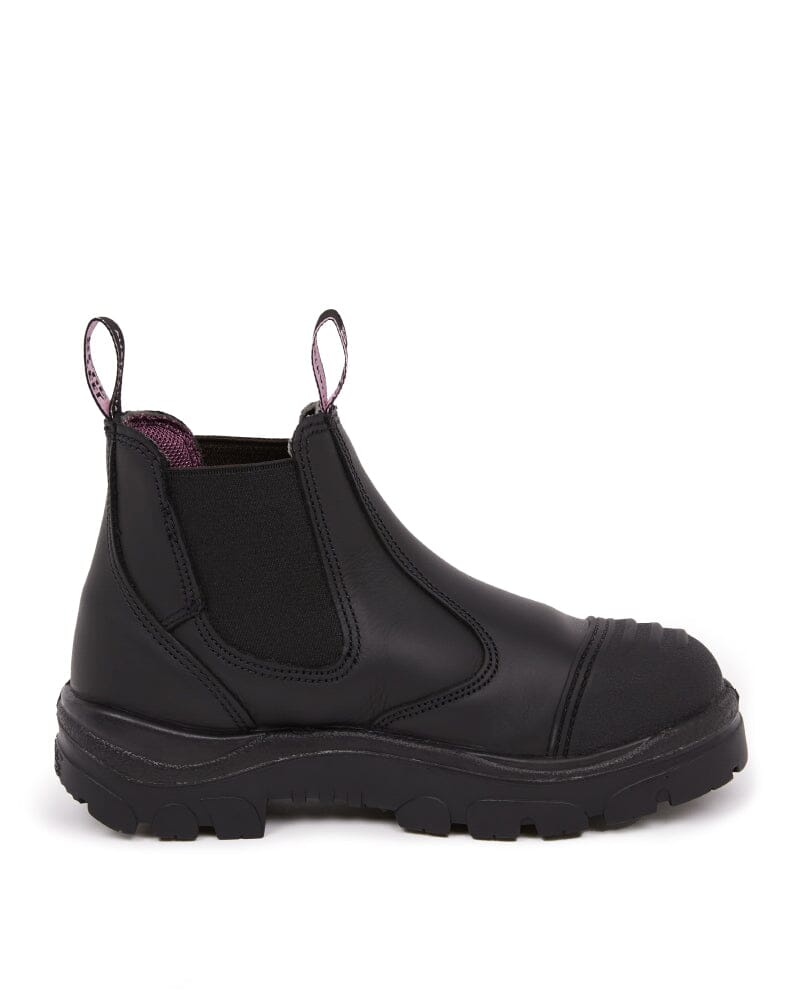 Ladies Hobart Scuff Safety Boot - Black - Image 4