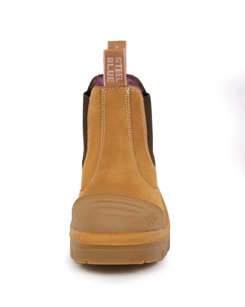 Ladies Hobart Scuff Safety Boot - Wheat - Image 5