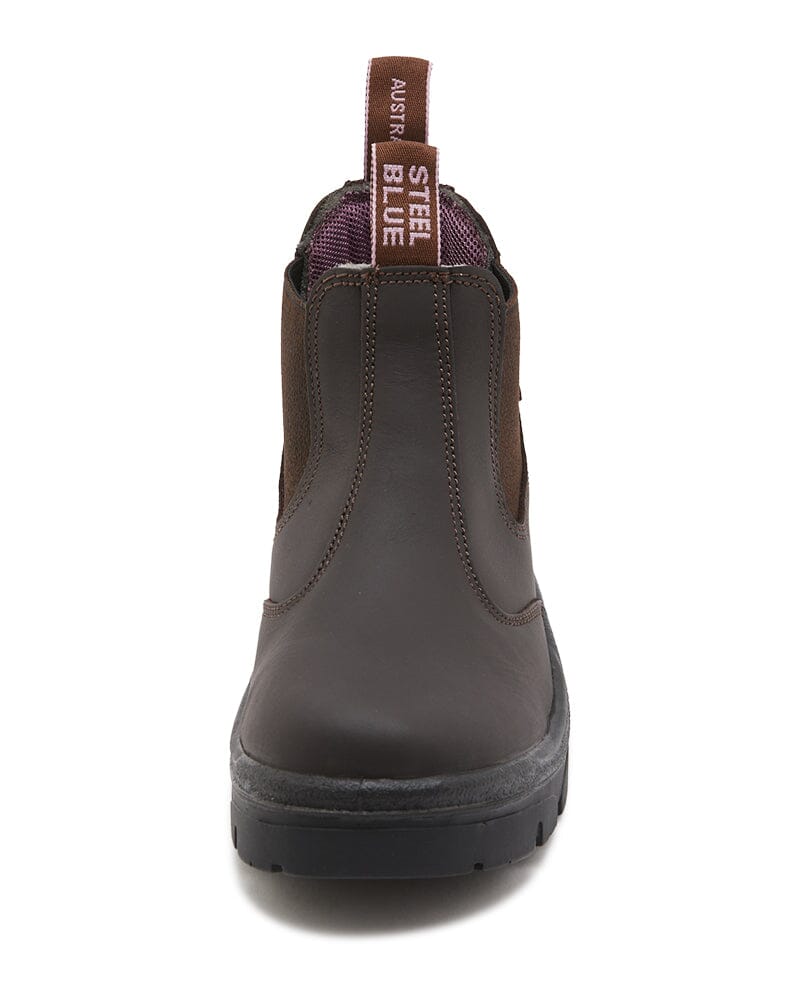 Ladies Hobart Soft Toe Elastic Sided Boot - Winter Brown - Image 5