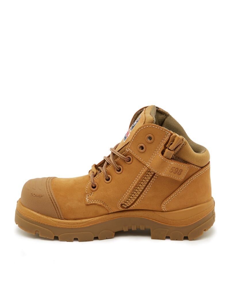 Parkes Zip Scuff Composite Safety Boot - Wheat - Image 2