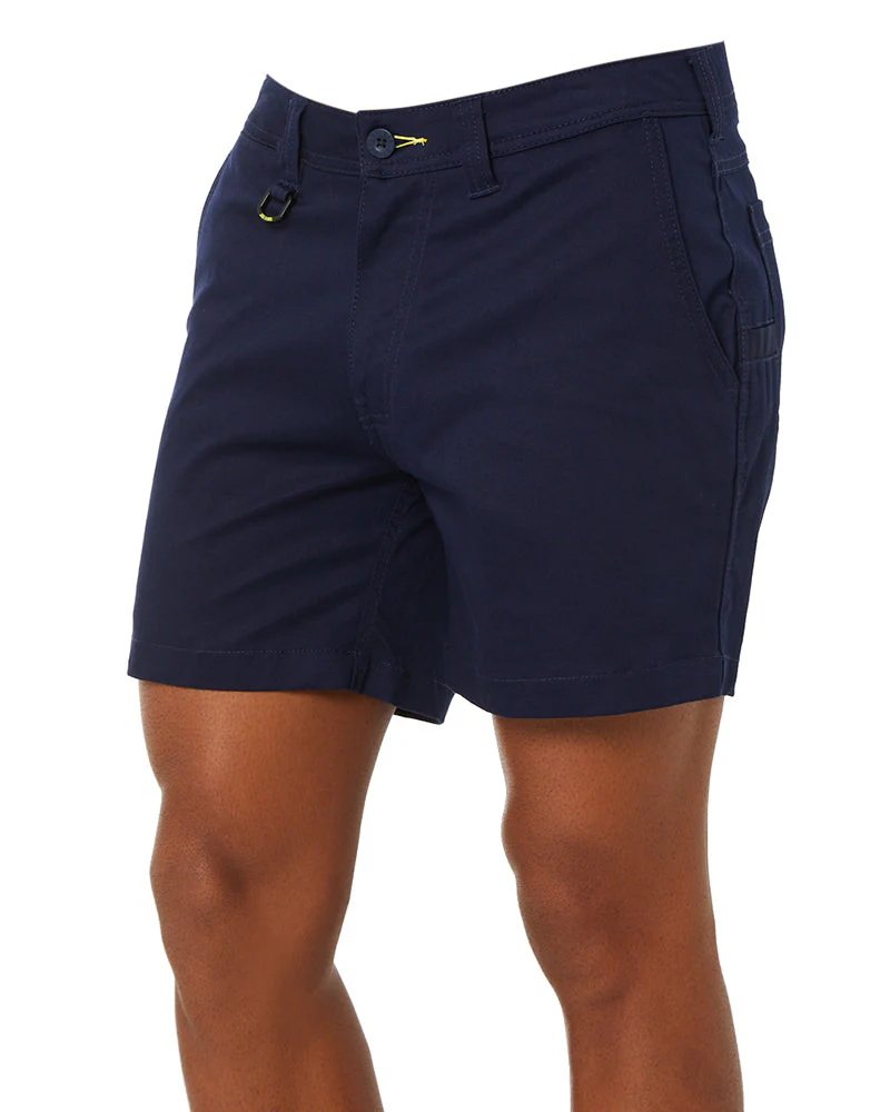 Stretch Cotton Short Short - Navy - Image 3