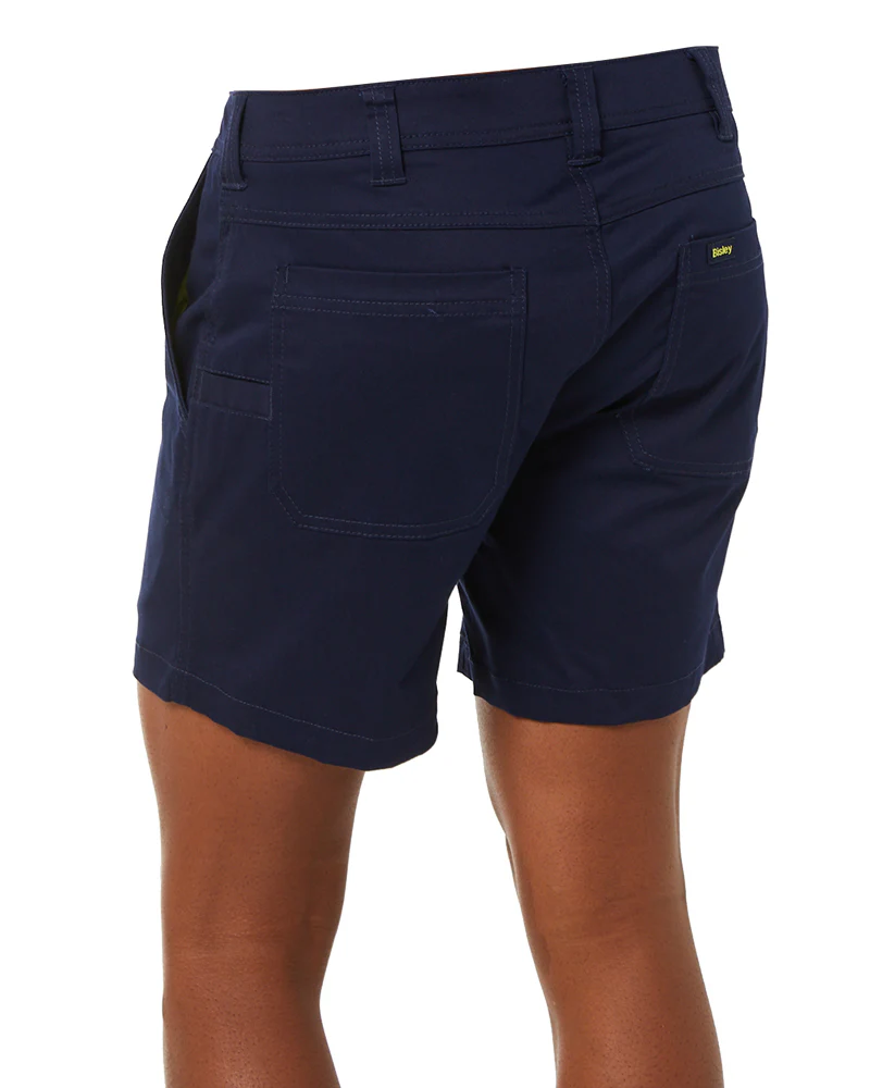 Stretch Cotton Short Short - Navy - Image 4