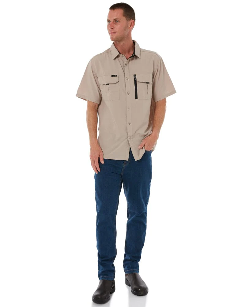 Outdoor Short Sleeve Shirt - Sand - Image 2