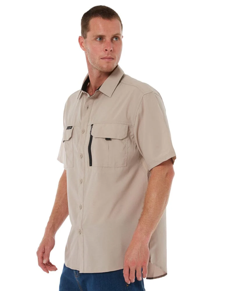 Outdoor Short Sleeve Shirt - Sand - Image 3