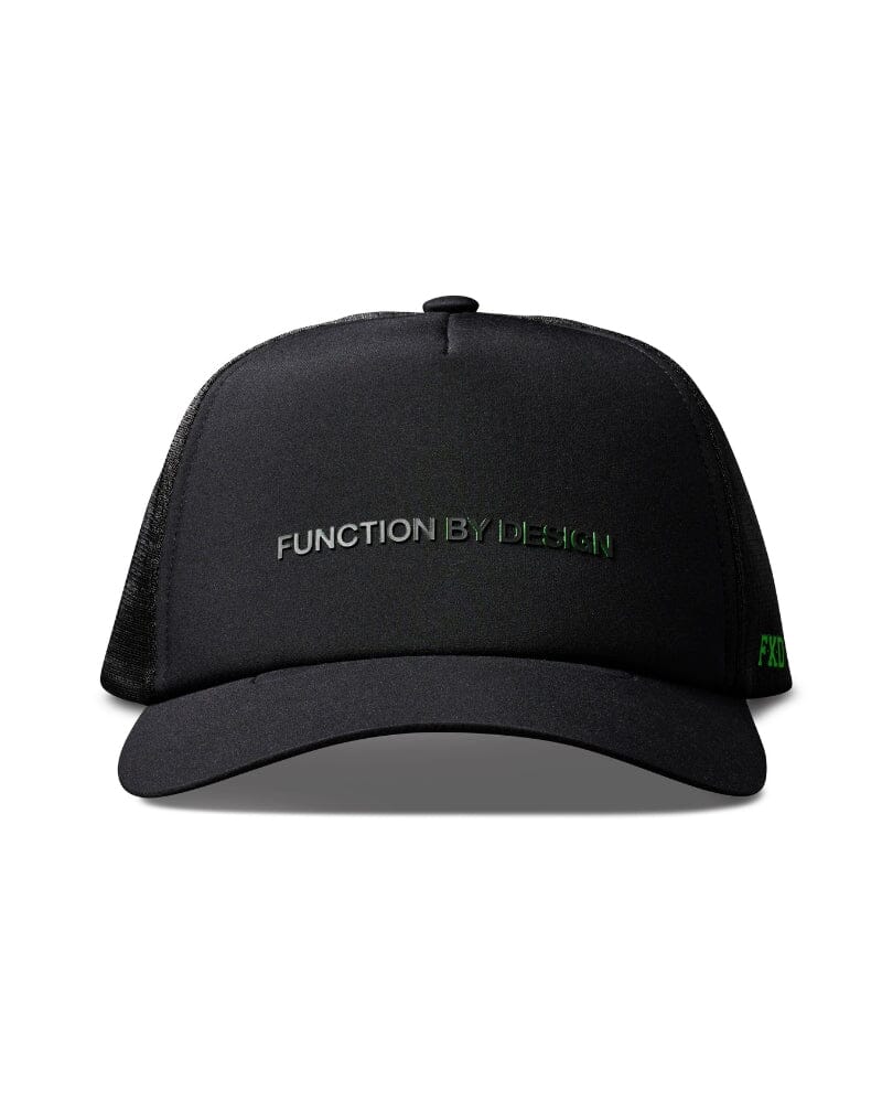 Tech Trucker Cap - Black Small Logo - Image 2