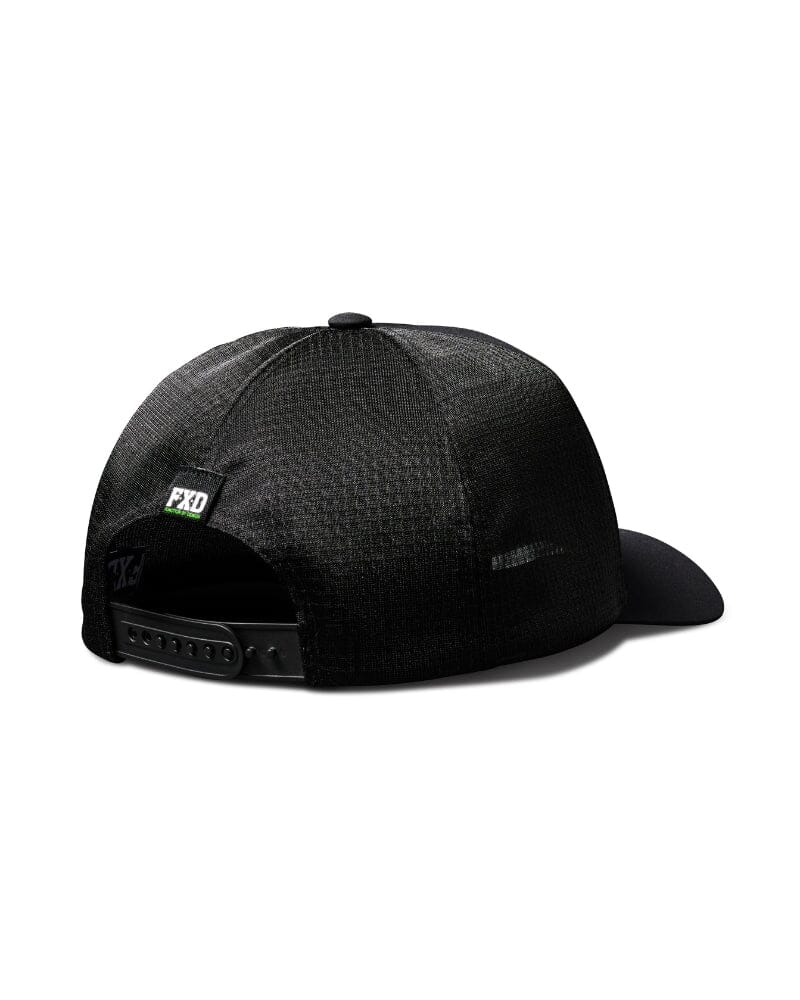 Tech Trucker Cap - Black Small Logo - Image 4