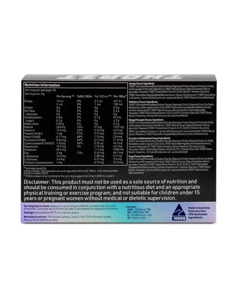 Sugar Free Hydration Shot Zero - Natural Mixed Flavours - Image 2