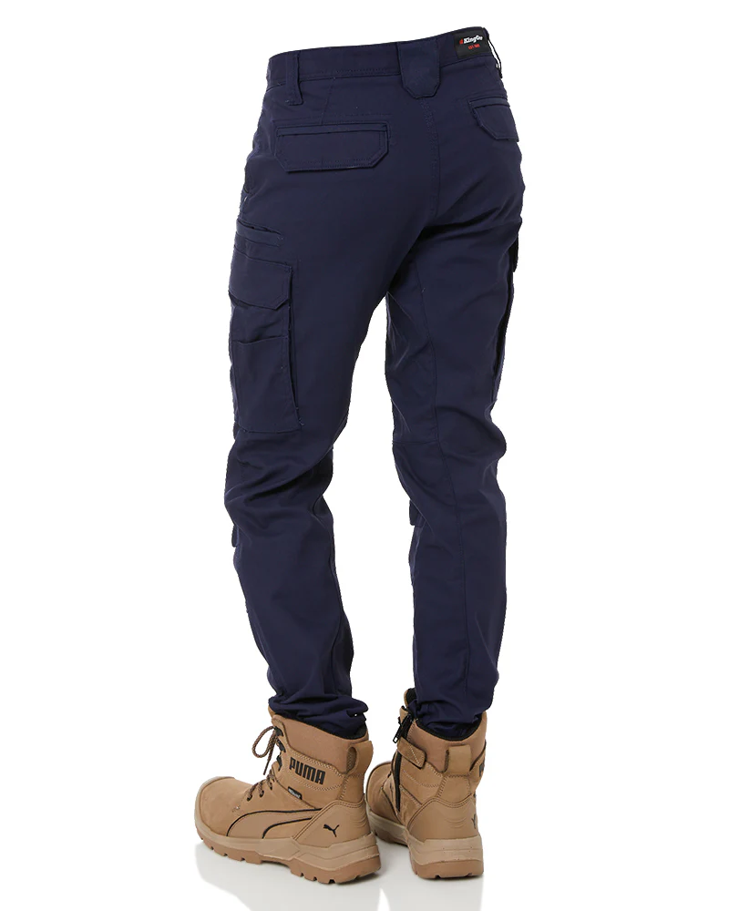 Tradies Stretch Cargo Pant - Navy - Image 4
