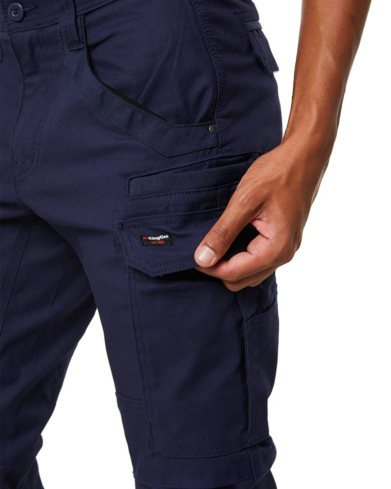 Tradies Stretch Cargo Pant - Navy - Image 6