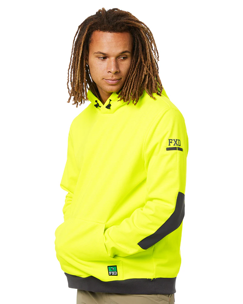 WF-1 Work Fleece Hoodie - Yellow - Image 3