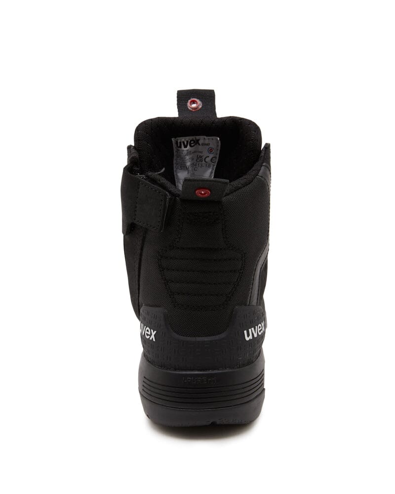 Womens 3 x-flow Zip Side Safety Boot - Black - Image 5