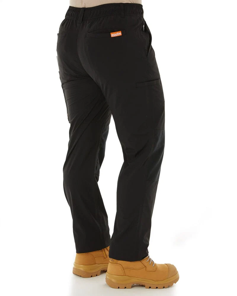 Tradies Womens Z-Lite Comfort Pant 2 Value Pack - Black - Image 5