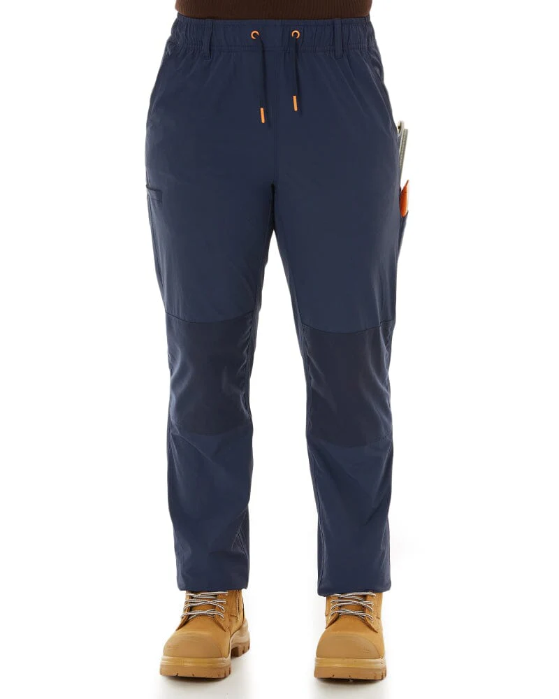 Tradies Womens Z-Lite Comfort Pant 2 Value Pack - Navy - Image 2