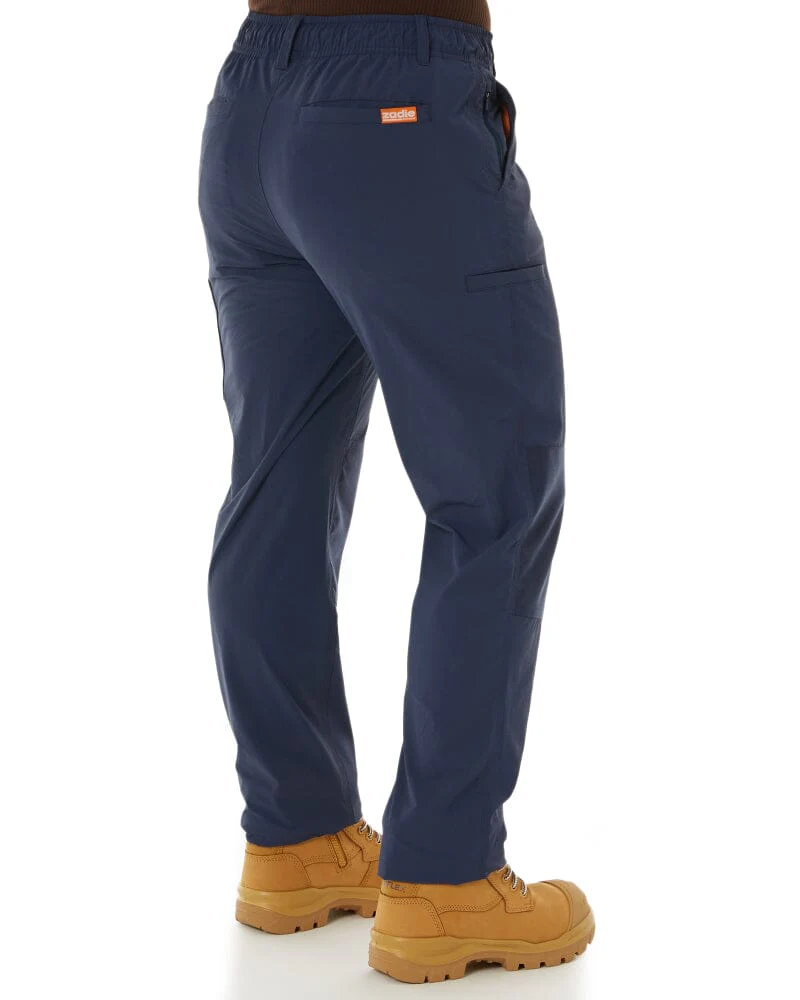Tradies Womens Z-Lite Comfort Pant 2 Value Pack - Navy - Image 5
