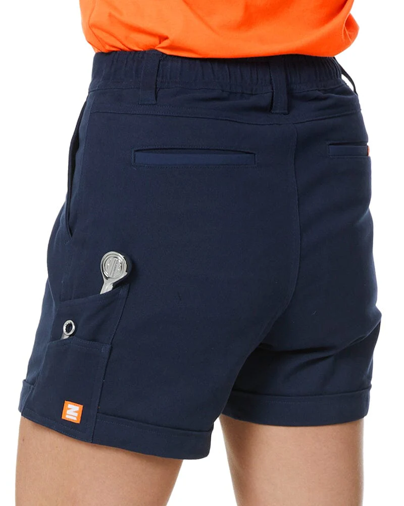The Workz Womens Short - Navy - Image 4