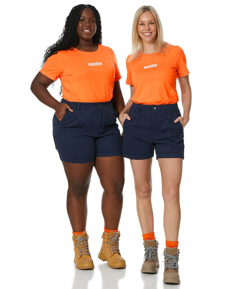 The Workz Womens Short - Navy - Image 9