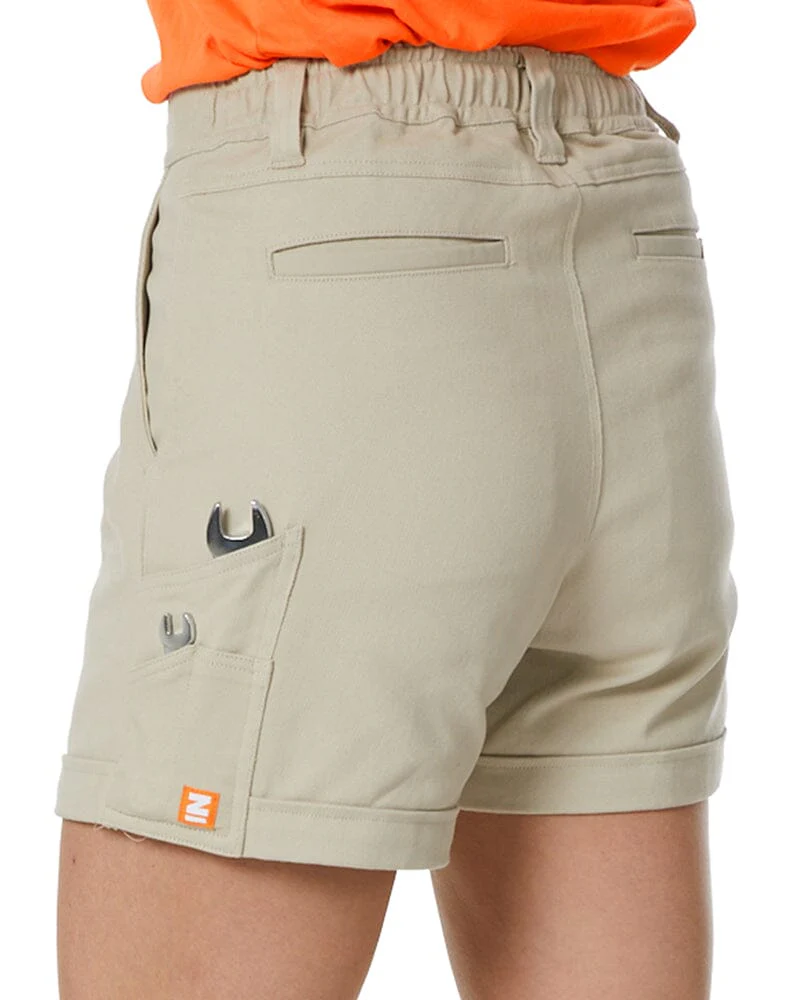 The Workz Womens Short - Stone - Image 4