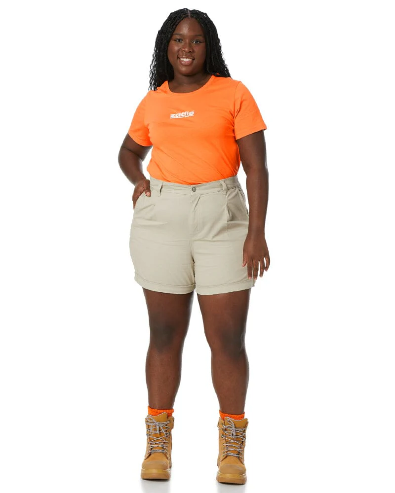 The Workz Womens Short - Stone - Image 9