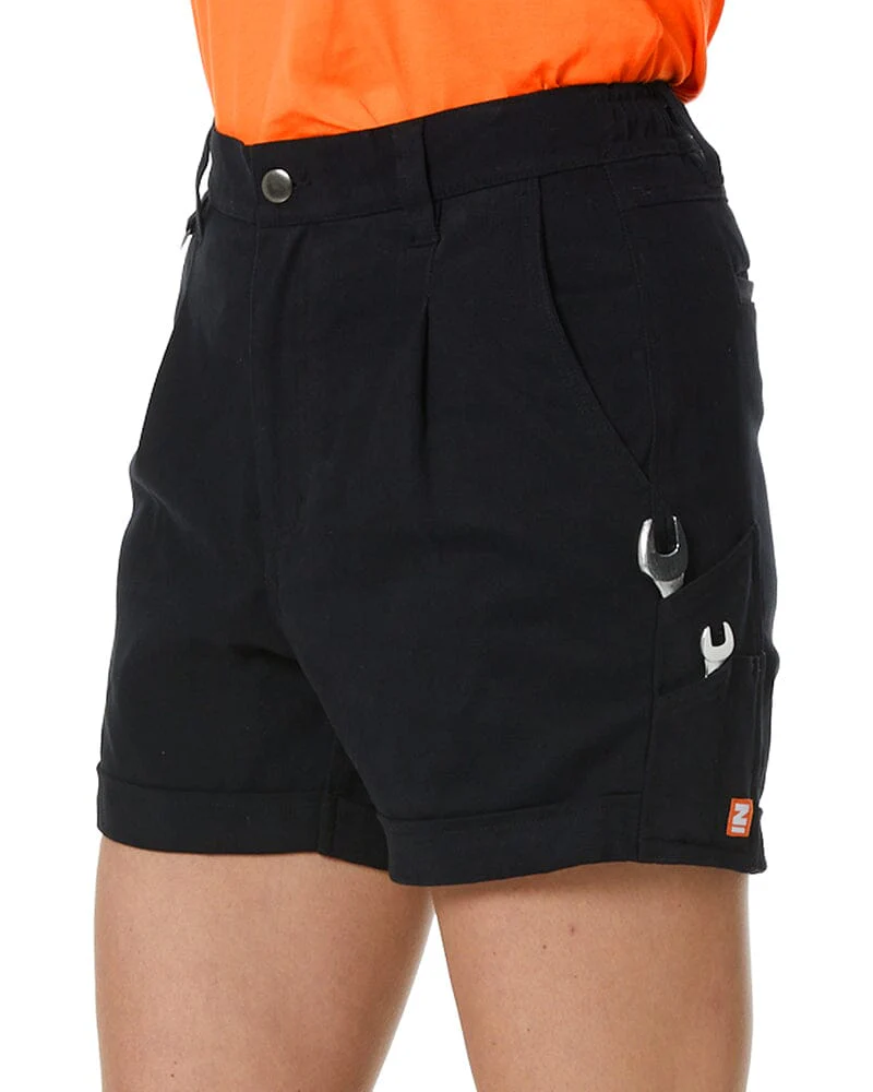 The Workz Womens Short - Black - Image 3