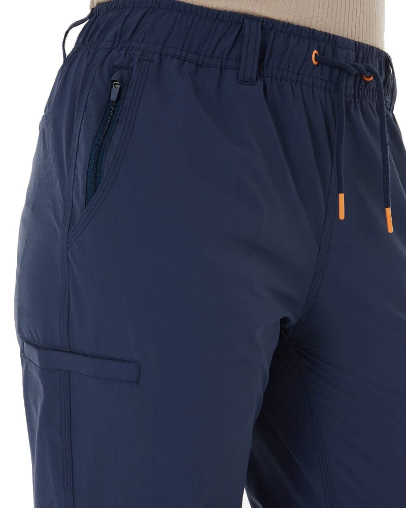 Womens Z-Lite Comfort Taped Pant - Navy - Image 7