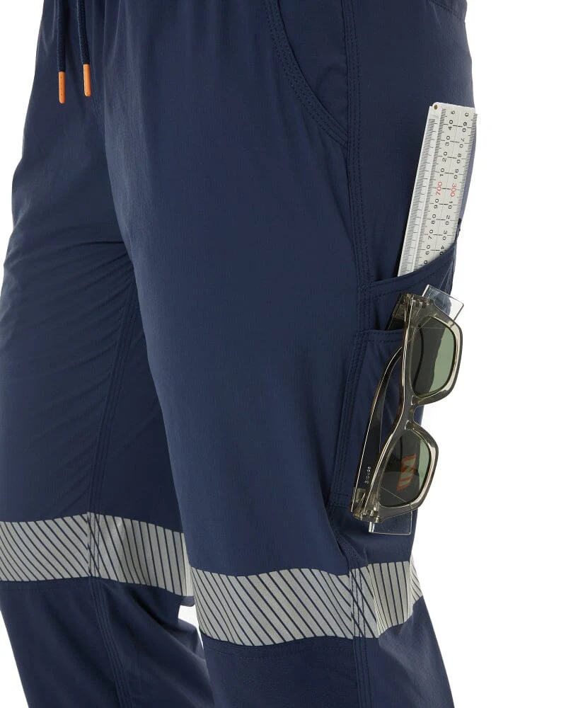 Womens Z-Lite Comfort Taped Pant - Navy - Image 8